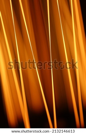 blurry bulb filament macro photo. close up filament.