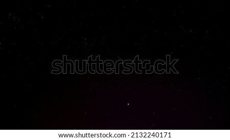 Clear night star field view