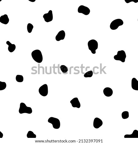 this is a dalmatian dog skin patter vector, this vector can be used for textile fabric patterns or for printing