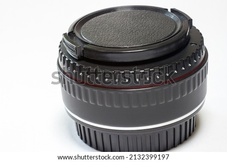 lens or macro rings on a white background