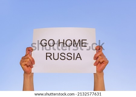 Go home Russia for world peace