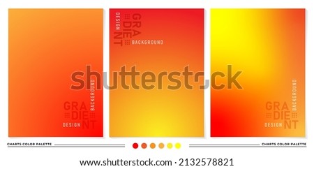 abstract gradient orange yellow red background design, applicable for website banner, poster sign corporate, billboard, header, digital media advertising, business ecommerce, wallpaper backdrop agency Royalty-Free Stock Photo #2132578821