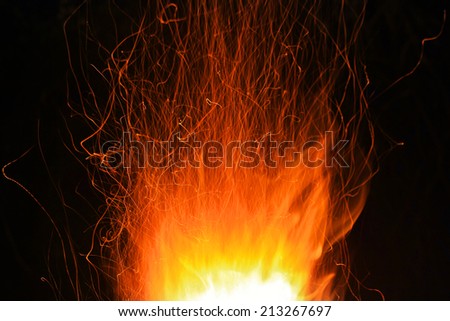 Fire and Flame - Hot Color Background - 