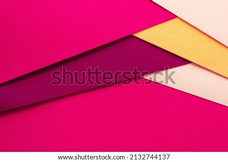 Abstract paper - colorful background, creative design from paper wallpaper. Bright saturated geometry.
