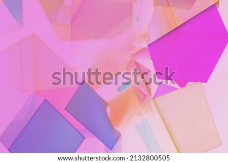 abstract colorful geometric background with cubes