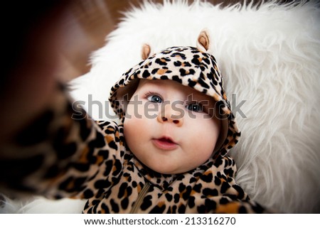 Baby leopard costume