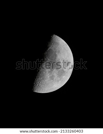 Moon skyspace luna half shape crescent