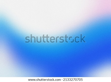 Abstract gradient Blue blurred with grain noise effect background, for product design and social media Royalty-Free Stock Photo #2133270705