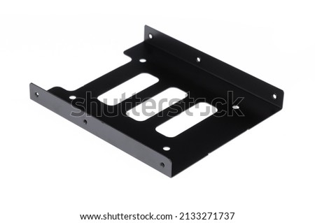 External Case Box HDD Hard disk 2.5-Inch into 3.5-Inch isolated on white background.
