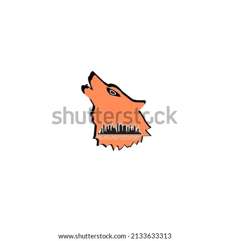 Wolf logo is suitable for design logos, t-shirt logos, etc.