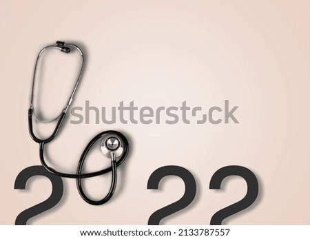 Background with stethoscope and numbers 2022. happy new year 2022. health medical concept