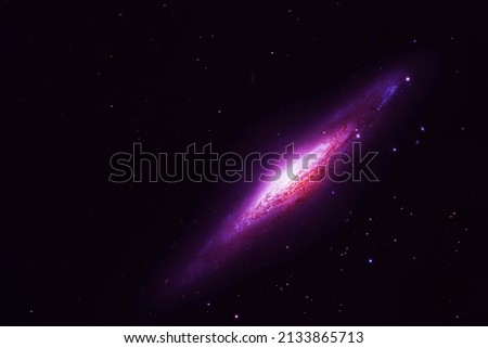 A beautiful galaxy in deep space. Elements of this image furnished by NASA. High quality photo
