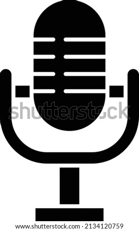 Vector Design Microphone Icon Style