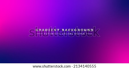 illustration of futuristic background with gradient colors, applicable for website banner, poster sign corporate business, header web, social media template, landing page design, billboard advertising Royalty-Free Stock Photo #2134140555