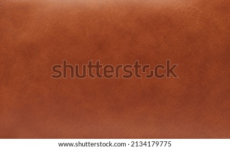 Empty brown color smooth leather texture background
