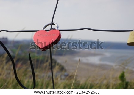 Will you marry me heart shaped lock
