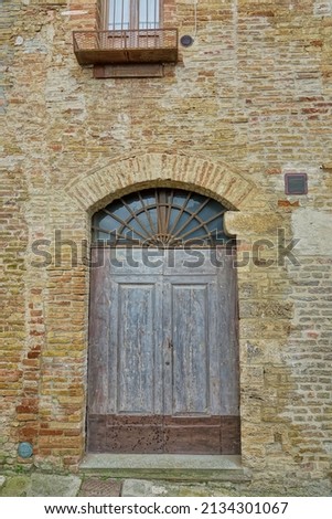 old wooden door , Digital created image Picture