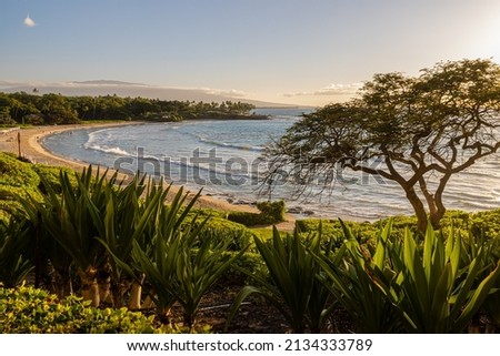 Kauna'oa (Mauna Kea) Beach, Hawaii Island, Hawaii, USA Royalty-Free Stock Photo #2134333789