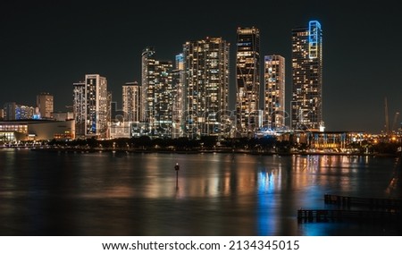 Best Cityscape of Miami at night.