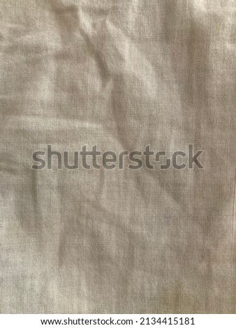 Plain white fabric close up picture