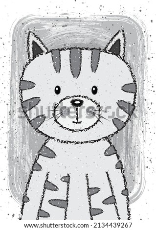 Kitten - Cute Baby Animal Digital Art for Baby Gifts - Baby Room, Nursery, School, Class, Day-care Center, Mother Room Decor -  Pregnant Mom Gift, etc.
