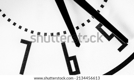 Blurred abstract background with close up clock face. Business concept. 
