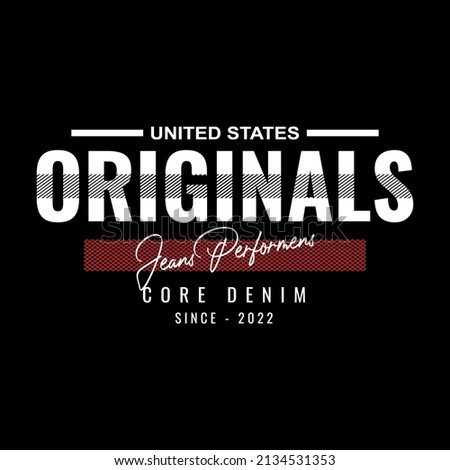 original denim streetwear t-shirt and apparel