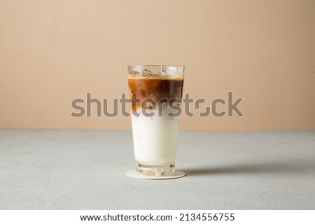 juice and cafe, dessert on table Royalty-Free Stock Photo #2134556755