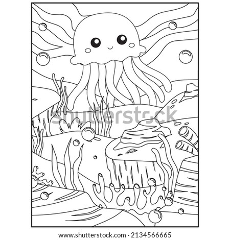 Ocean Animals Coloring Pages For Kids Printable
