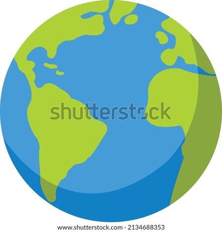 earth illustration for school vector