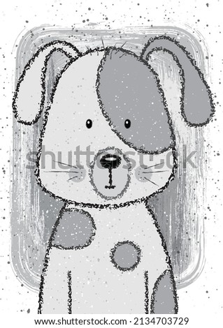 Puppy - Cute Baby Animal Digital Art for Baby Gifts - Baby Room, Nursery, School, Class, Day-care Center, Mother Room Decor -  Pregnant Mom Gift, etc.
