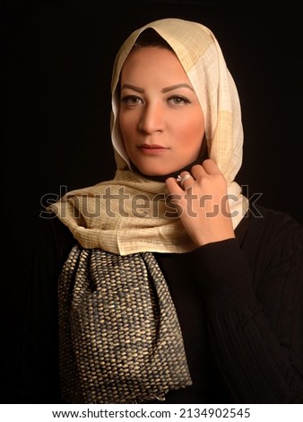 hijab muslim women.Middle Eastern Hijab Model