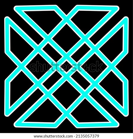 Light blue icon symbol logo design