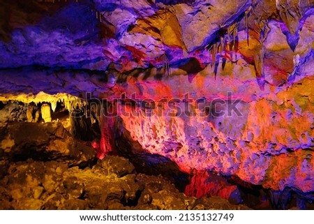Beautiful Scenic View of a Florida Cavern Royalty-Free Stock Photo #2135132749