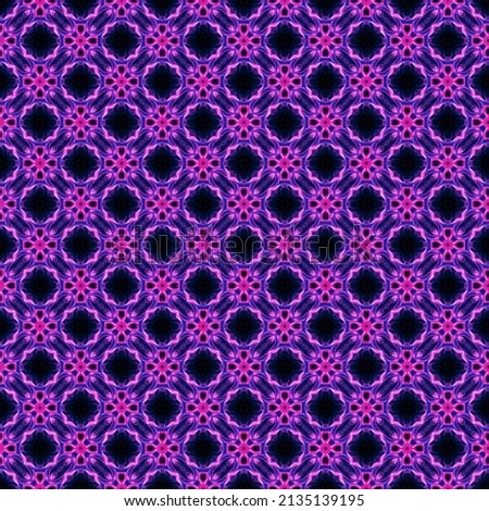 Purple, pink, blue and black color seamless pattern texture and template. Multicolored. Colorful ornamental graphic design. Colored mosaic ornaments. Vector illustration. EPS10.