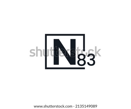 N83, 83N Initial letter logo