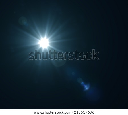 Abstract light on black background