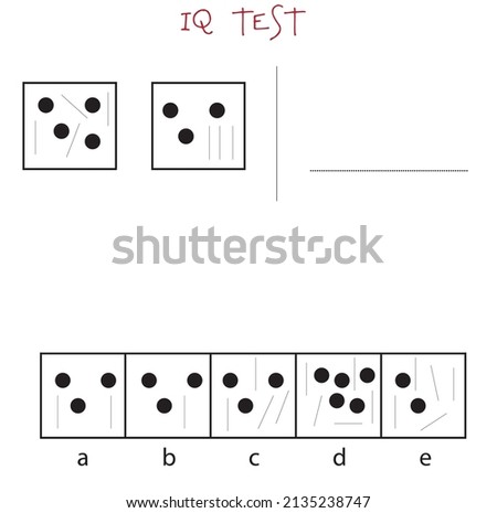Practice Questions Worksheet for Education and IQ Test. task for the development of logical thinking, vector illustration. IQ TEST