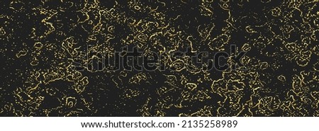 Geometric abstract gold pattern, black stylish background, unique marble grunge texture. Actual idea for the design of a banner, cover, wallpaper, website, flyer, book, business card.