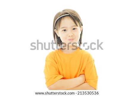 Portrait of little Asian girl