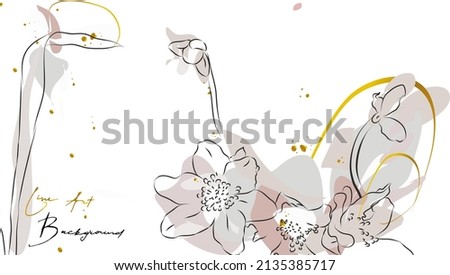 Background printer; fresh flower on white background for packaging, banner, poster, web.