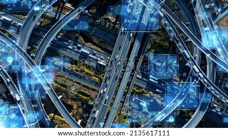 Transportation and technology concept. Digital transformation. MaaS. ITS.