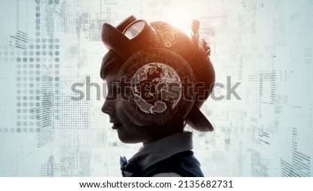 Education technology concept. EdTech. AI (Artificial Intelligence). Digital transformation. Royalty-Free Stock Photo #2135682731