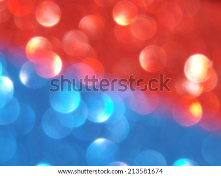 Red and Blue defocused background