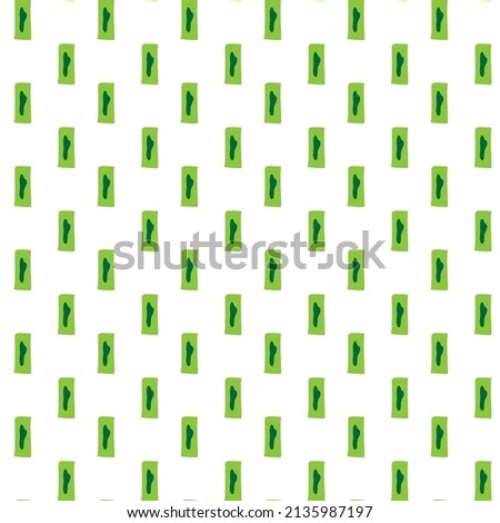 Geometric pattern with simple green elements vector illustration