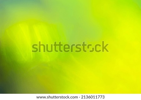 Light that shines green as a background material 
