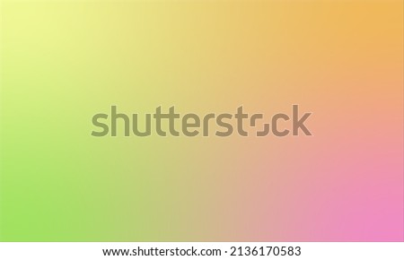 Colorful Background gradient pink orange yellow to green use for promotion content design, presentation design, web design, UI design, business content, advertising.