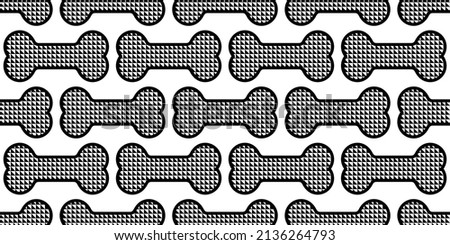 dog bone seamless pattern triangle cat paw footprint french bulldog vector puppy kitten pet breed cartoon doodle isolated repeat wallpaper tile background illustration design clip art