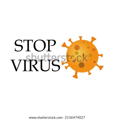 coronavirus protection concept, stop virus, vector illustration