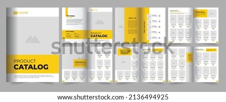 Product Catalog or Catalogue  Design Royalty-Free Stock Photo #2136494925